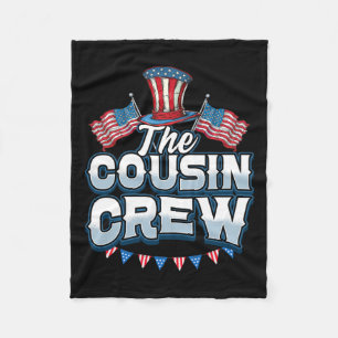 Crew 4. Juli FamilienMatching Group Cousin Crew Fleecedecke