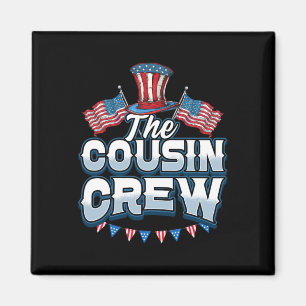 Crew 4. Juli FamilienMatching Group Cousin Crew Magnet