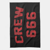 Crew 666 geschirrtuch (Vertikal)
