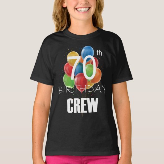 Crew 70 Party Crew Group Girl T-Shirt (Vorderseite)