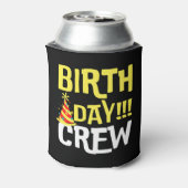 Crew am Geburtstag Dosenkühler (Kanne Rückseite)