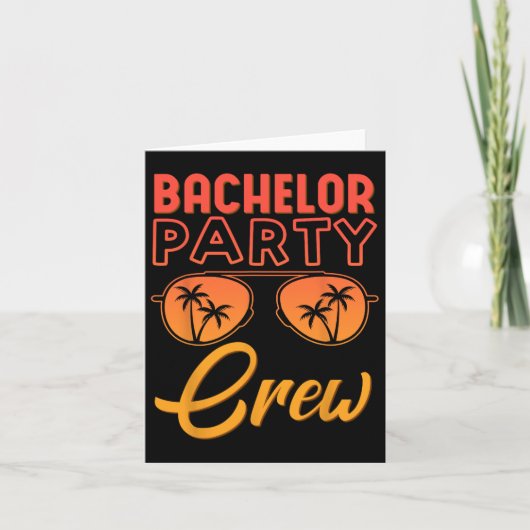 Crew Bachelor Karte (Vorderseite)
