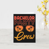 Crew Bachelor Karte (Gelbe Blume)