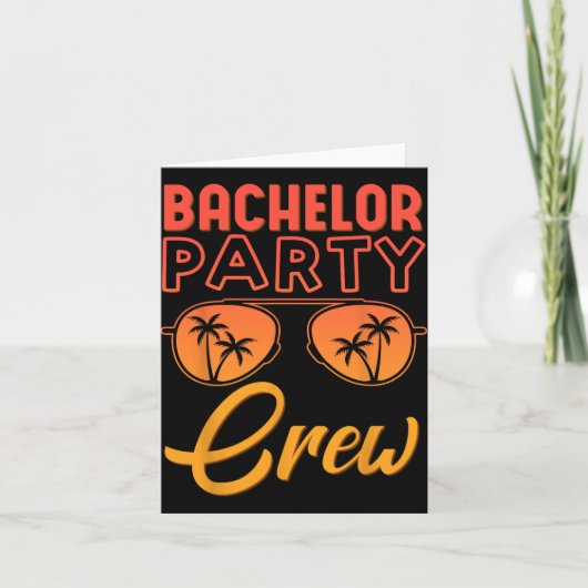 Crew Bachelor Karte (Vorderseite)