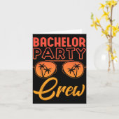Crew Bachelor Karte (Gelbe Blume)
