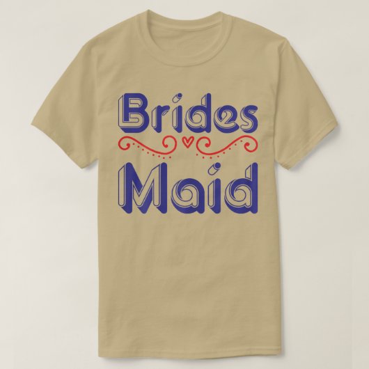 Crew Bachelorette Bride Funny Bridesma T-Shirt (Design vorne)