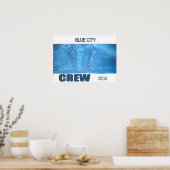 CREW BLAUE CITY POSTER (Küche)