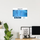 CREW BLAUE CITY POSTER (Heimbüro)