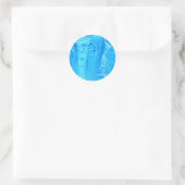 CREW BLAUE CITY RUNDER AUFKLEBER (Tasche)