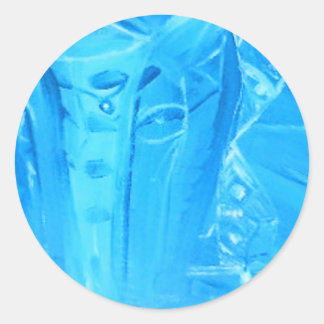 CREW BLAUE CITY RUNDER AUFKLEBER