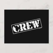 Crew Briefmarke Postkarte (Vorderseite)