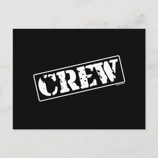 Crew Briefmarke Postkarte (Vorderseite)