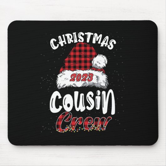 Crew Buffalo Red Kariert Pajamas Fa Mousepad (Vorne)