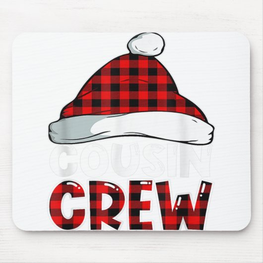 Crew Buffalo Red Kariert Pajamas Fa Mousepad (Vorne)