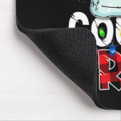 Crew Buffalo Red Kariert Pajamas Fa Mousepad (Ecke)