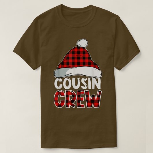 Crew Buffalo Red Kariert Pajamas Fa T-Shirt (Design vorne)