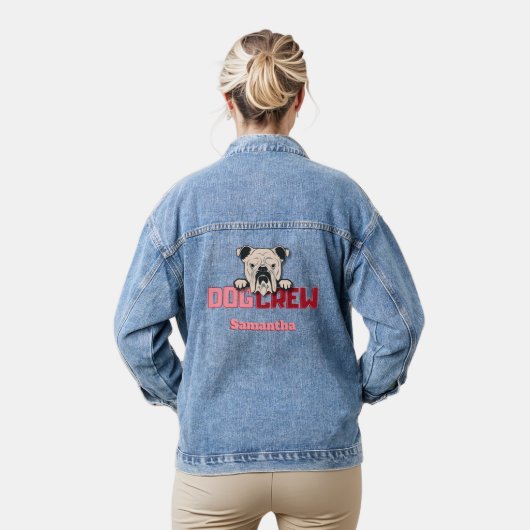 Crew Bulldog Custom Jeansjacke (Modell)