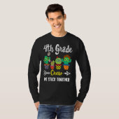 Crew Cactus Team 4. Klasse Lehrer Platz T-Shirt (Vorne ganz)