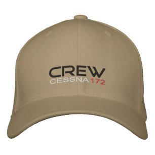 crew cessna 172 bestickte baseballkappe