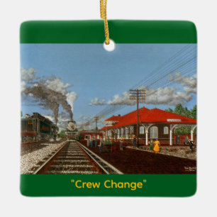 "Crew Change" von Tom Rock Keramik-Ornament Keramikornament