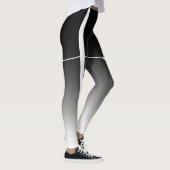 Crew Classic Schwarz-weiß Ombre Leggings (Rechts)