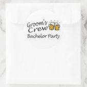 Crew der Bäume (Bierhügel) Runder Aufkleber (Tasche)