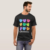 Crew der Bibliotheken Lehrer Valentine's Day Paste T-Shirt (Vorne ganz)