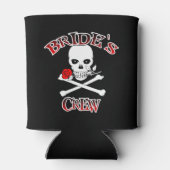 Crew der Braut Dosenkühler (Rückseite)