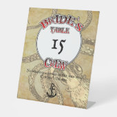 Crew der Braut Sockelschild (Vorderseite)