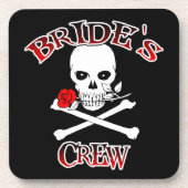 Crew der Braut Untersetzer (Vorderseite)