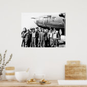 Crew der Festung B-17 "Memphis Belle" Poster (Küche)