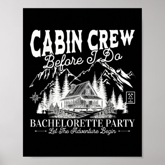 Crew der Kabine vor dem Camp Bach Bachelorette Tei Poster (Vorne)