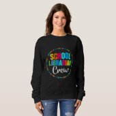 Crew der Schule Rainbow Colorful Library Ele Sweatshirt (Vorne ganz)