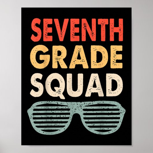Crew der siebten Klasse auf Platz 7 Poster (Vorne)