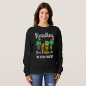 Crew der Stammesschule lesen Lehrer Sweatshirt (Vorne ganz)