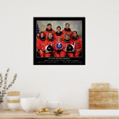 Crew der STS-83 Shuttle Mission.. Poster (Küche)