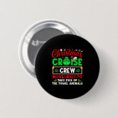 Crew der Weihnachtskreuzfahrt macht am wahrscheinl Button (Vorne & Hinten)