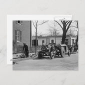 Crew des Baugewerbes, 1925 Postkarte (Vorne/Hinten)