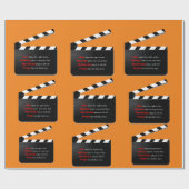 Crew des Films: Haare und Schminken Geschenkpapier (Flach)