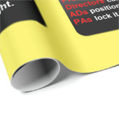 Crew des Films ist ein Wrap über neue Filmideen Geschenkpapier (Rolleneckpunkt)