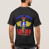 Crew des Flug-AE-59 T-Shirt (Rückseite)