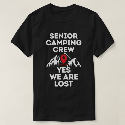 Crew des höheren Campings, die verloren geht, schl T-Shirt (Design vorne)