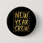 Crew des neuen Jahres Button (Vorderseite)