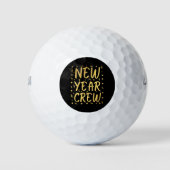 Crew des neuen Jahres Golfball (Vorderseite)