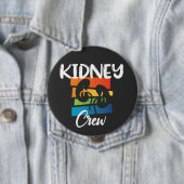 Crew Dialysis Nurse Nephrologie Niere Nierenkolade Button (Beispiel)
