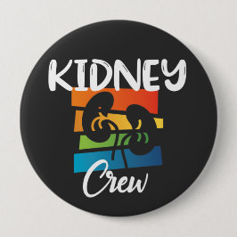 Crew Dialysis Nurse Nephrologie Niere Nierenkolade Button