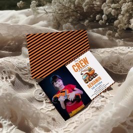 Crew Dump Truck Boy 2. Geburtstag Einladung