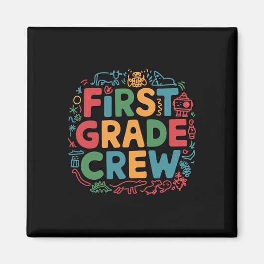 Crew erster Klasse Magnet (Vorne)