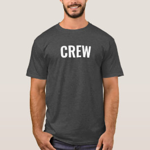 Crew Firmenlogo Text hier Mens Moderne T-Shirt