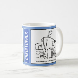 Crew Fischer Skipper & Boat Funny Kaffeetasse